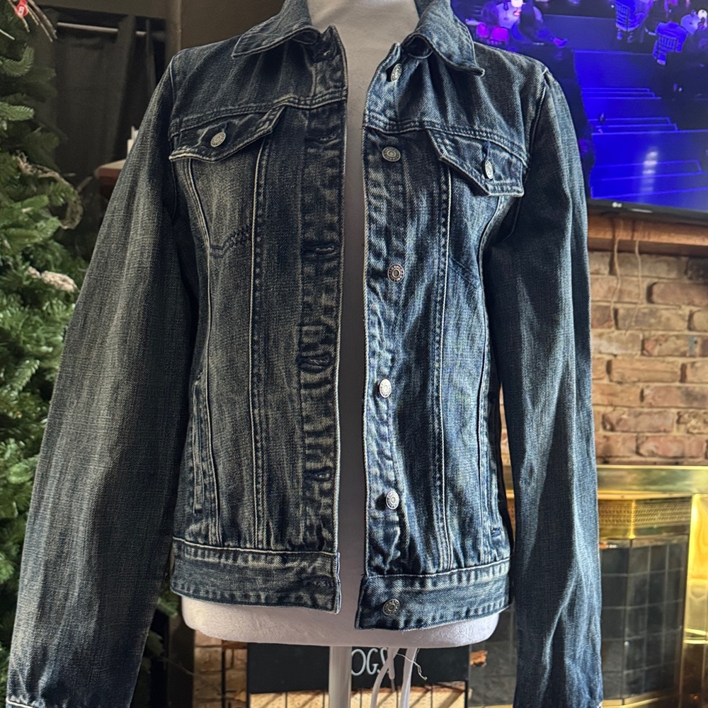 Rock & Roll Cowgirl Classic Blue Denim Jacket